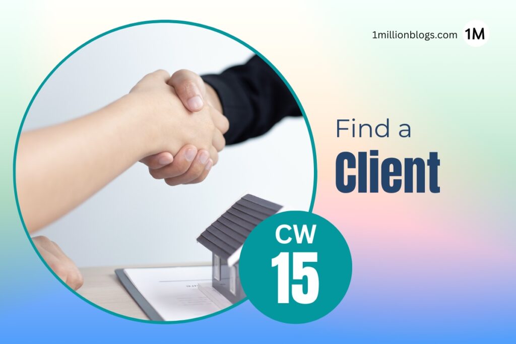 How to find a client for your content writing work?