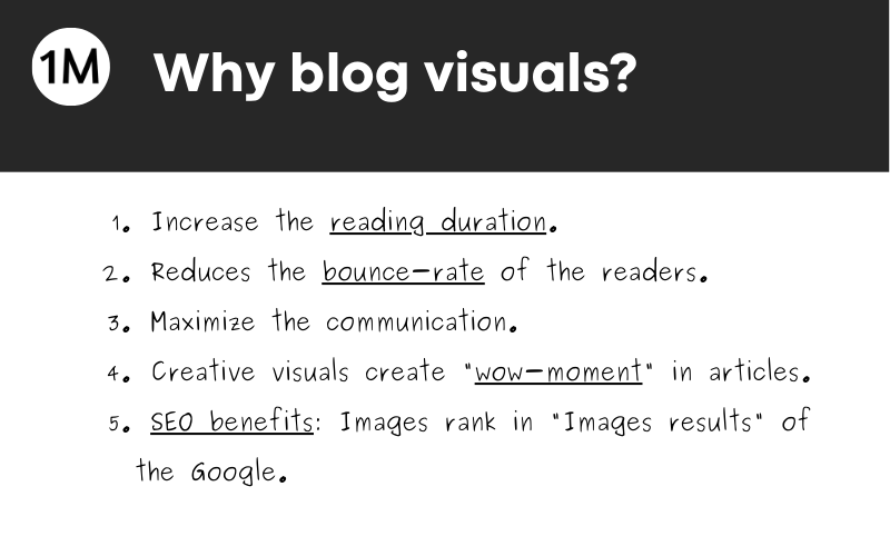 5 reasons why images are important in blogs