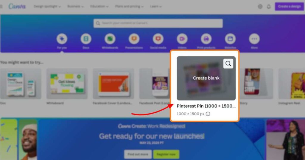 templates for pinterest in canva