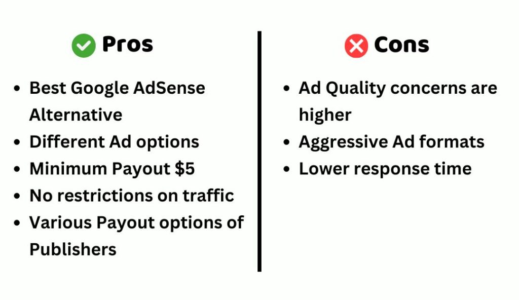 Pros and Cons of Adsterra